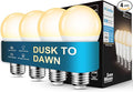 MikeWin Dusk to Dawn Light Bulbs Outdoor, 3000K Warm White, 12W Auto ON/Off by MikeWin