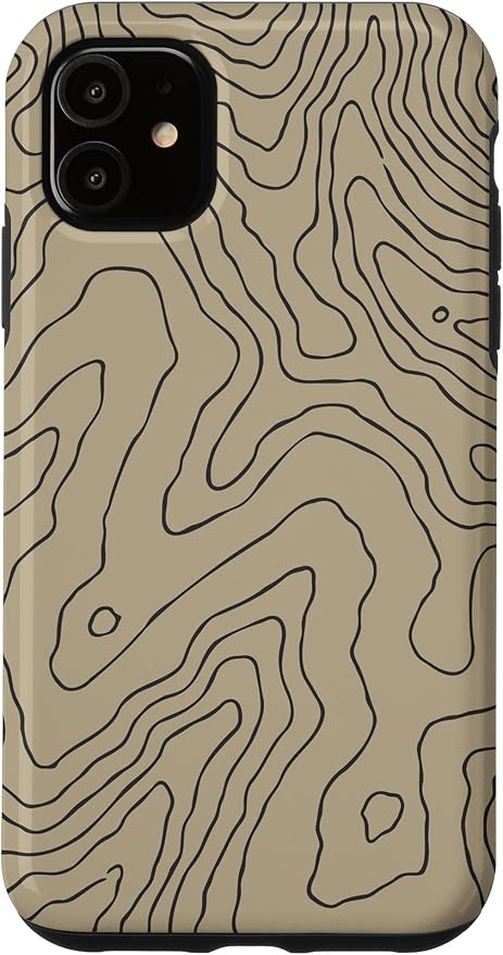 Coyote Country Guide Lines Topographical Contour Map Case by Unknown