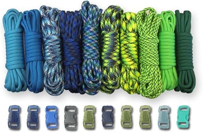 Paracord Planet 550lb Type III Paracord Combo Crafting Kits by ParacordPlanet