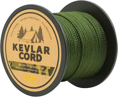 9KM DWLIFE Camo Green Kevlar Cord, High Strength, Ultralight, Abrasion by 9KMDWLIFE