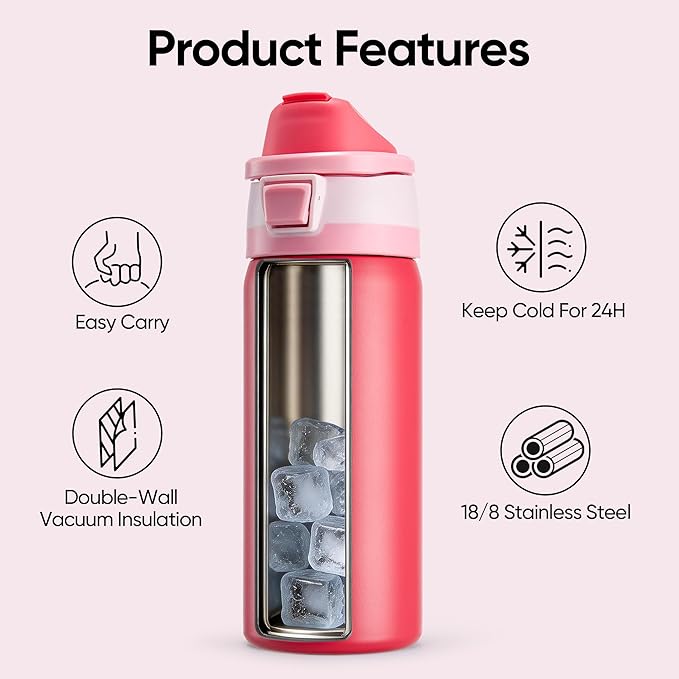 Fijinhom 24 oz Insulated Water Bottle - Image 6