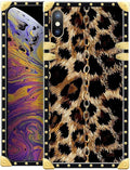 Compatible with iPhone XR Case, Seamless Gold Chain Leopard Luxury Golden by Unknown