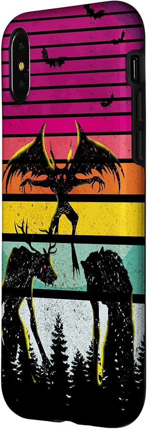 Cryptkin Cute Mothman Cryptid Map Case - Image 2