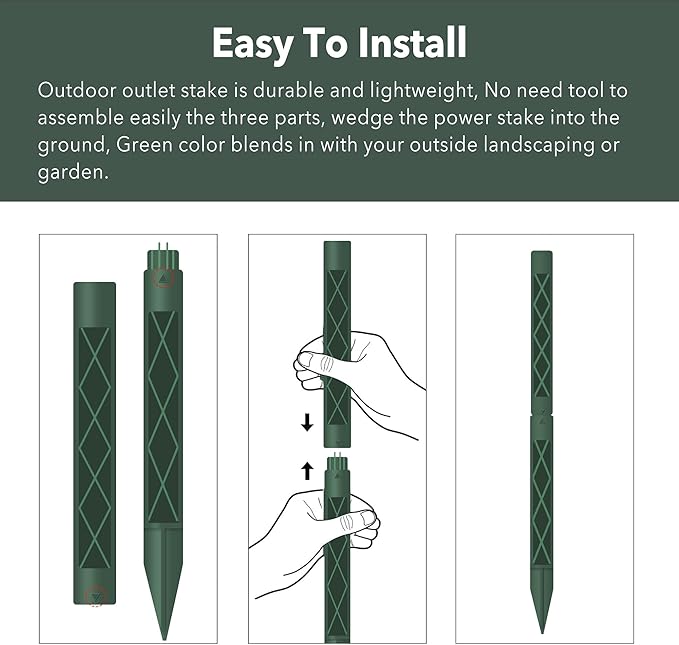 HBN Outdoor Power Stake Waterproof - Image 4