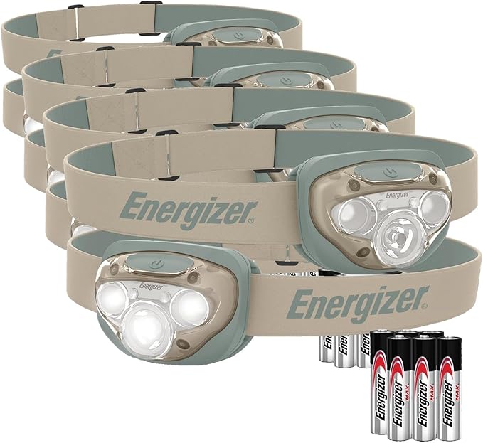 Energizer LED Headlamp PRO, IPX4 Water Resistant Headlamps, High-Performance by Energizer