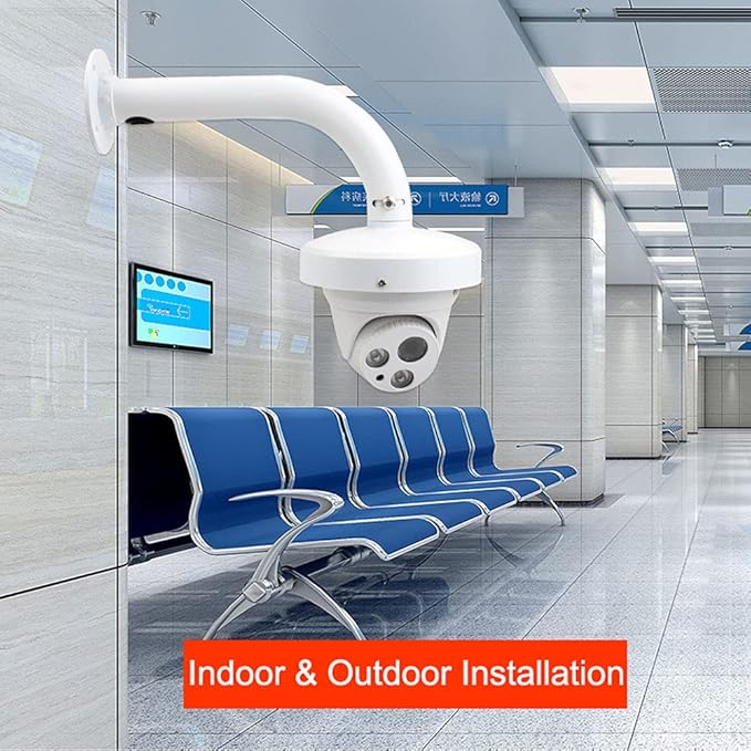 260MM L-Type Aluminum Alloy Outdoor Security Camera Mount Bracket, Dome Camera - Image 9