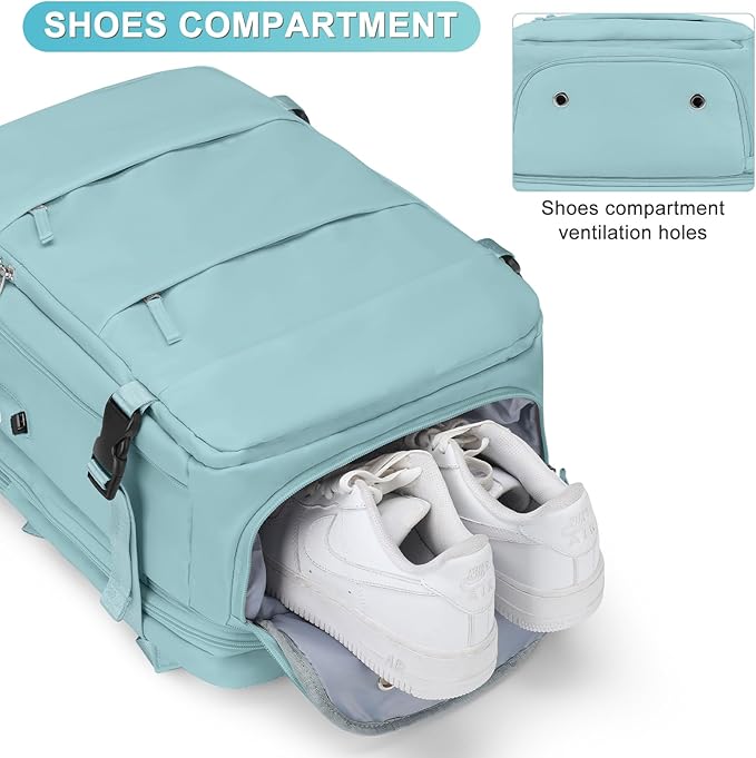 coofay Expandable Backpack For Traveling On Airplane Travel Backpack For Women - Image 5