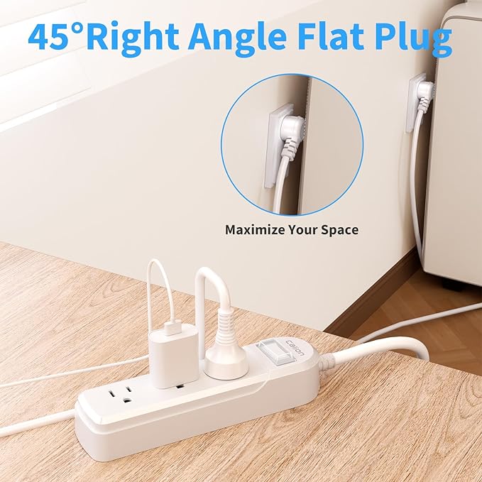 Outdoor Power Strip Weatherproof, IPX6 Waterproof 6.6ft SJT Extension Cord - Image 7
