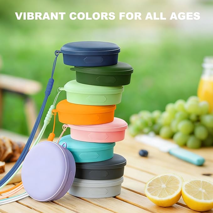 Collapsible Travel Cup, BPA-Free Reusable Water Cup, Lightweight Drinking Cups - Image 8