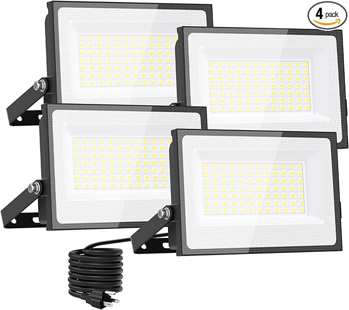 Onforu 80W Flood Lights Outdoor, 8000lm Bright LED Work Light by Onforu