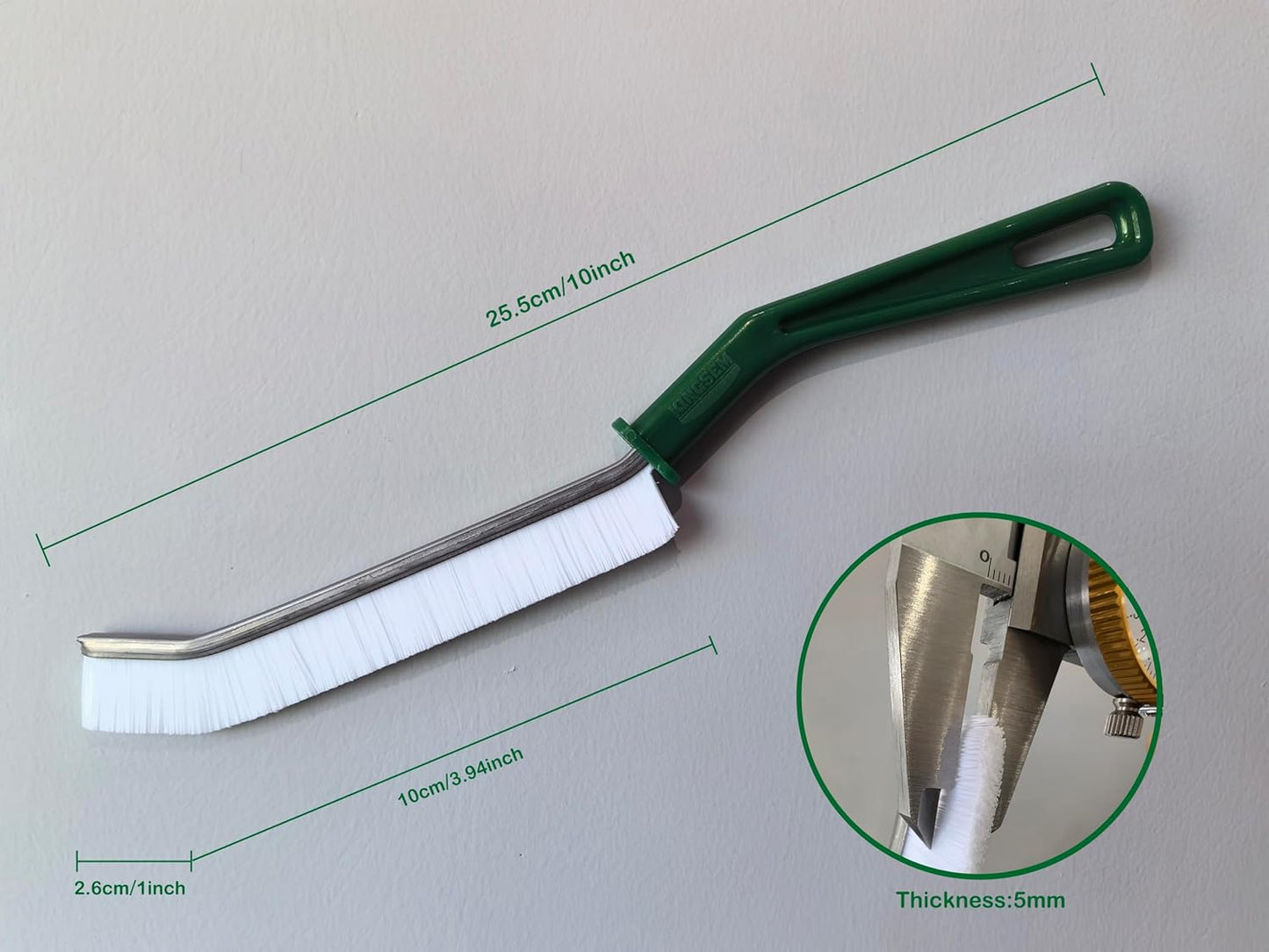 New Crevice Cleaning Brush, Hard-Bristled Washing Brush, Corner Edge Cleaning Brush, Multifunctional Gap Brushes for Kitchen countertop Surfaces, Windows Groove, Tiles & Faucets - 3PCS