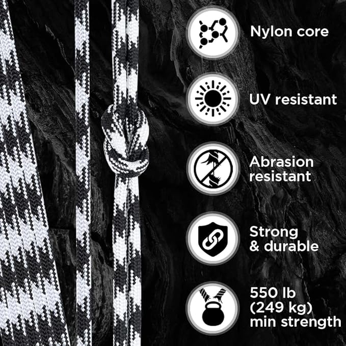 TECEUM 5/32" Paracord Rope 1000 – 1000ft / 200ft / 100ft / 50ft – Tactical - Image 3