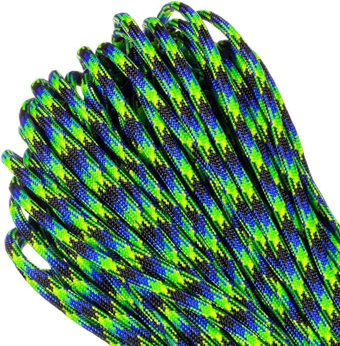 Paracord Planet 550lb Commercial Grade Paracord – 7 Strand Type III Nylon by ParacordPlanet
