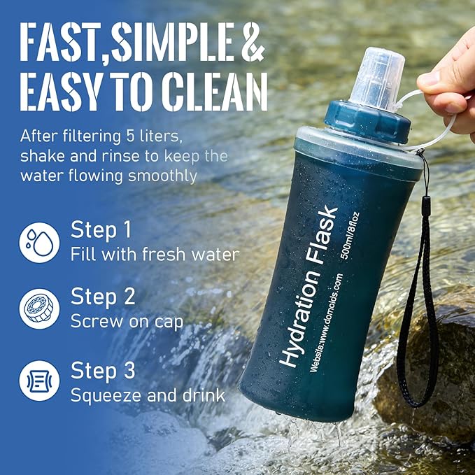 500ML Collapsible Water Bottle - Image 5