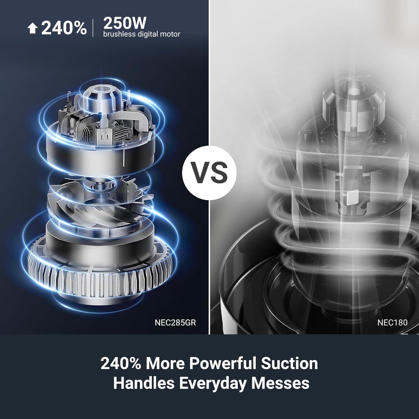 Eureka RapidClean Pro Cordless Vacuum Cleaner for Hard Floors, Lightweight Stick Vacuum LED Headlights, Convenient Stick and Handheld Vac, Green, NEC285GR