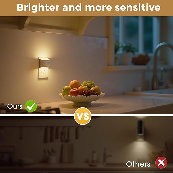 L LOHAS LED Motion Sensor Night Light, Dusk to Dawn & Motion Activated LED - Image 6