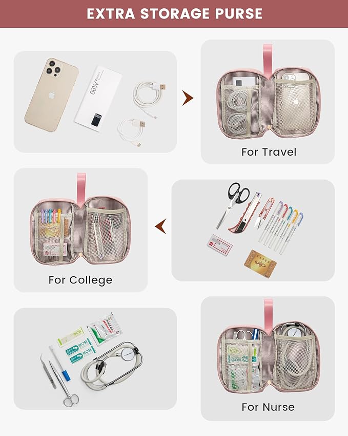 LOVEVOOK Laptop Backpack for Women, 15.6 Inch Work Laptop Bag - Image 7