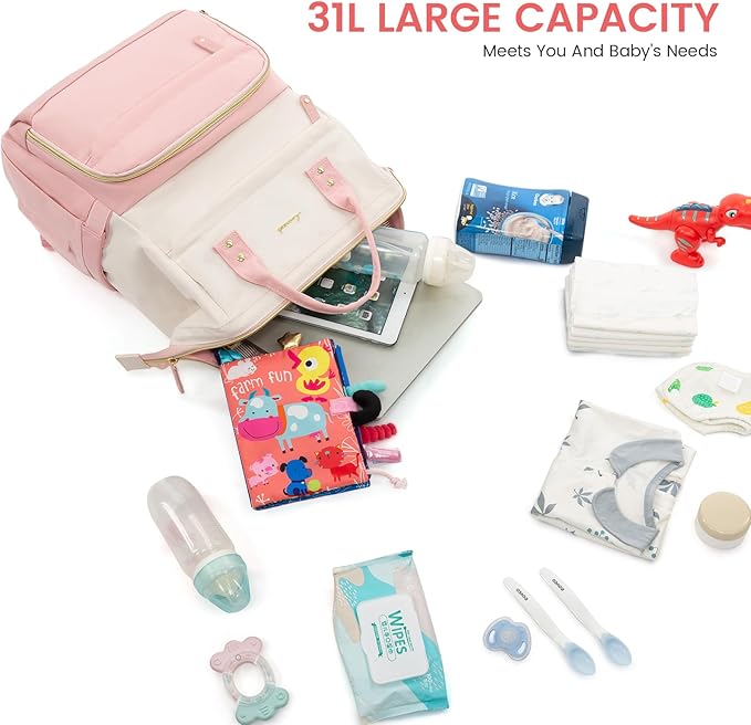 LOVEVOOK Diaper Bag Backpack, Baby Bag - Image 8