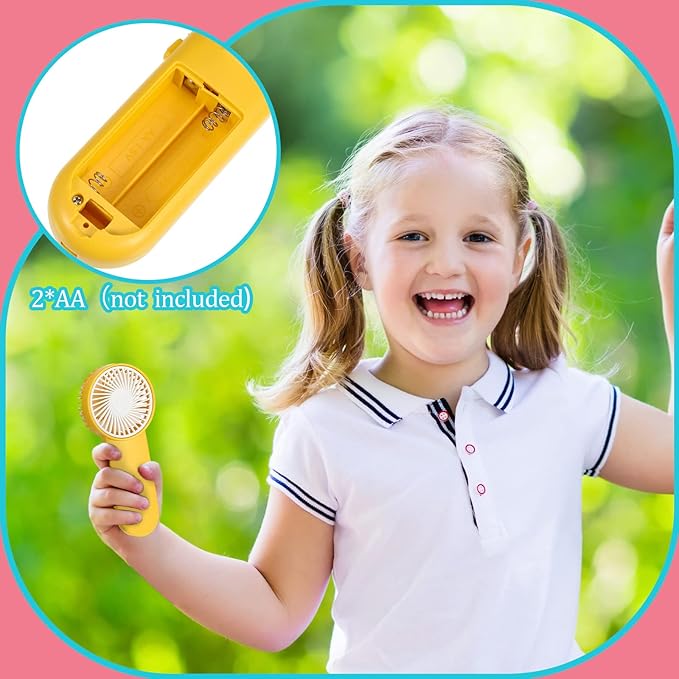 Sumind 20 Pcs Small Personal Portable Fan Mini Handheld Bulk 1 Speed Electric - Image 3