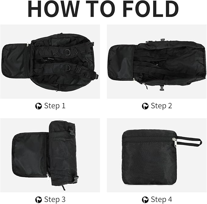 Small Hiking Backpack 35L Travel Lightweight Hiking Packable Daypack - Image 3