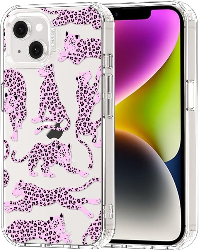 MOSNOVO for iPhone 13/14 Case | Military Grade 6.6ft Drop Tested | Clear by Mosnovo