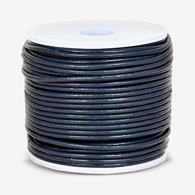 GENIQUE Real/Genuine Round Leather String Cord - Image 2