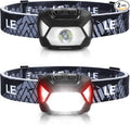Lepro HeadLamp, 2 Pack Super Bright LED Head lamp by Lepro