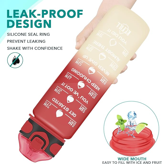 Enerbone 32 oz Drinking Water Bottle - Image 4