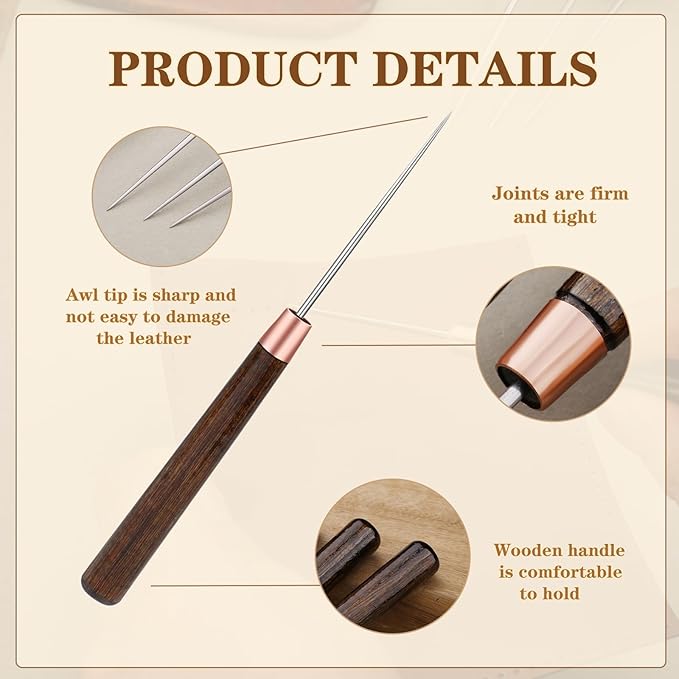 ZXIIXZ 6 Pcs Scratch Awl Tool, Awl Tool Sewing - Image 4