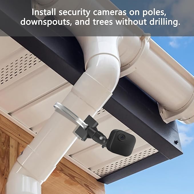 Universal Adjustable Stainless Mount Bracket Outdoor Security Camera 360 Degree - Image 6
