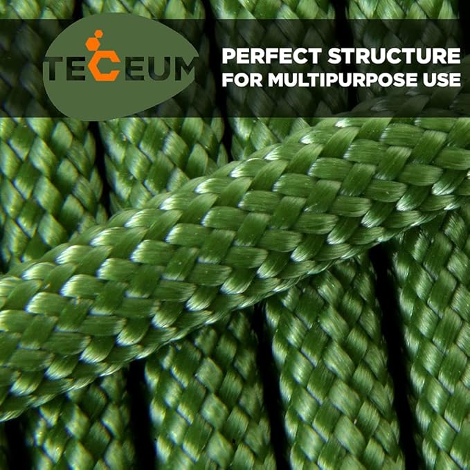 TECEUM 5/32" Paracord Rope 1000 – 1000ft / 200ft / 100ft / 50ft – Tactical - Image 5