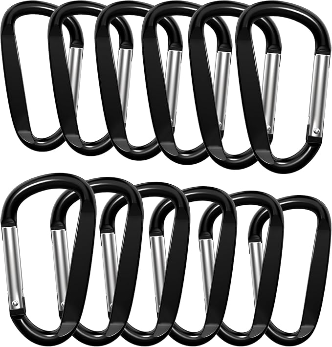 3" Aluminum Carabiner Clips by XIECHANEE