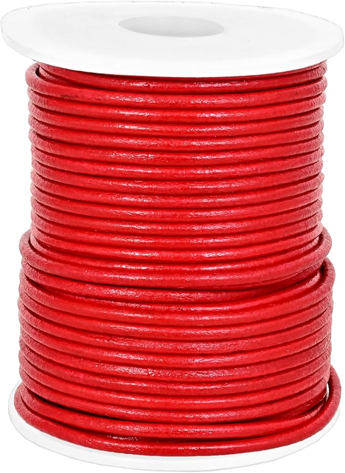 GENIQUE Real/Genuine Round Leather String Cord - Image 2