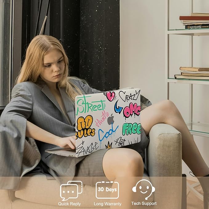 Hard Cover for MacBook Air 13 inch Case 2010-2017 Release, Pattern Design - Image 6