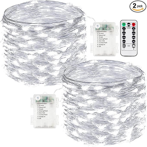 2-Pack Fairy Lights Battery Operated by EXF