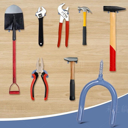 12 Pack Garage Storage System Steel U Hooks - Image 2