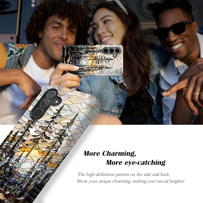 Compatible for Samsung Galaxy A36 5G Case, Dual Layer Heavy Duty 2 in 1 - Image 4