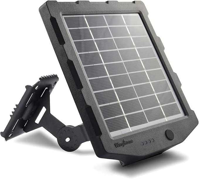 Trail Camera Solar Panel, WingHome Solar Battery Charger Kit 12V/1A 6V/1.5A by WingHome
