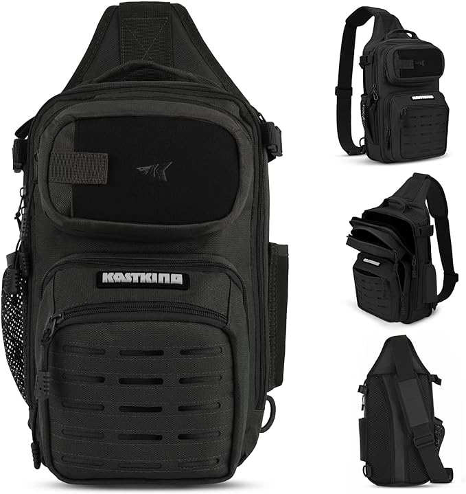 KastKing BlowBak Tactical Sling Tackle Bag-Lightweight Fishing Backpack Storge - Image 2