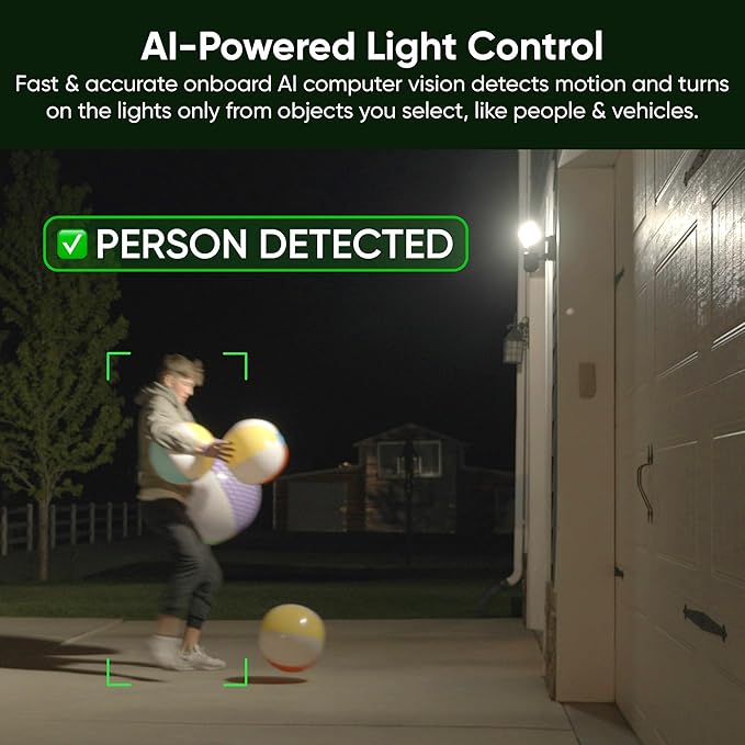 WYZE Floodlight Camera Pro, PCMag Editors' Choice 3000-Lumen LEDs, 2.5K HD - Image 5