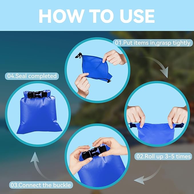 6PCS Dry Bags Waterproof, Lightweight Dry Bags - Image 4