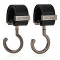 2 Pack Stroller Hooks, Strong Synthetic Leather Hook-and-Loop by MTTBmrt