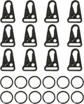 12 Sets Tactical Snap Hooks, Paracord Bracelets, Use by Vagocom