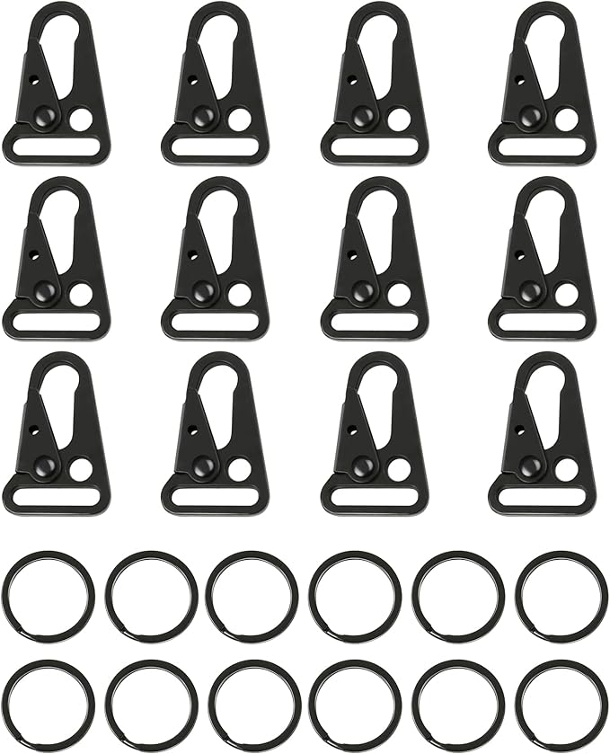 12 Sets Tactical Snap Hooks, Paracord Bracelets, Use by Vagocom