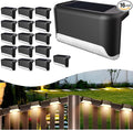 BKBB PPBB Solar Deck Lights Outdoor, Waterproof LED Solar Lights by Unknown