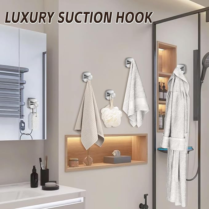 Heavy Duty Reusable Suction Cup Hooks - Image 8