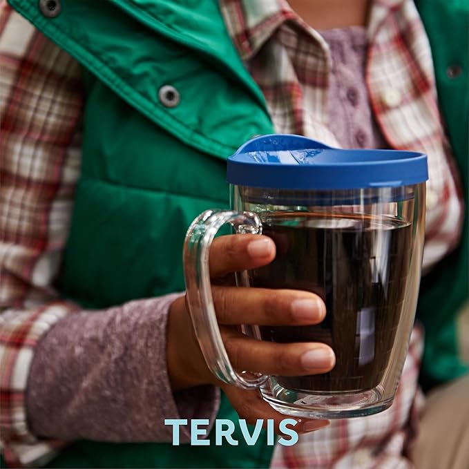 Tervis Clear & Colorful Lidded Made in USA Double Walled Insulated Tumbler - Image 7