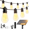 Minetom 202FT Solar String Lights Outdoor Waterproof, 65 LED S14 Shatterproof by Minetom