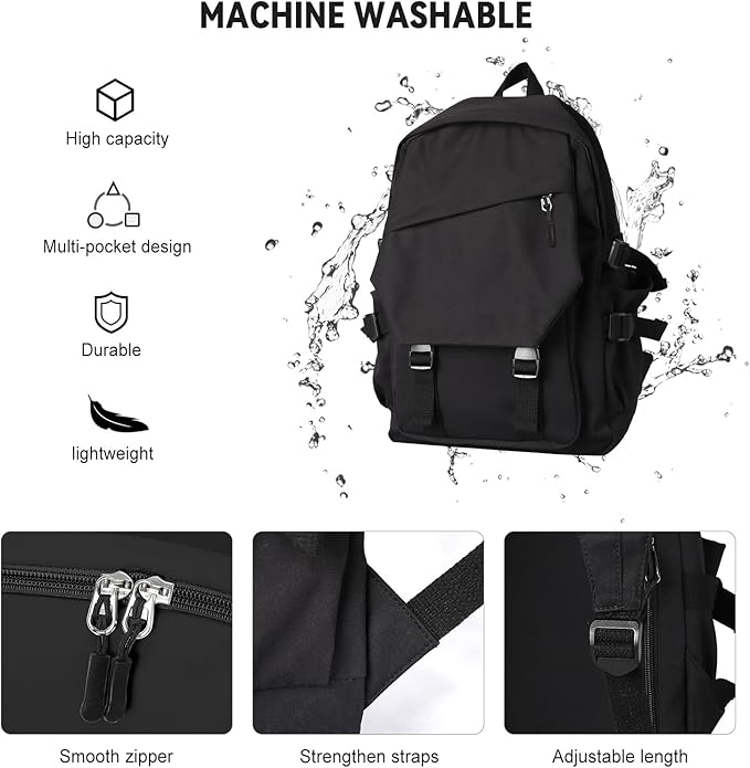 coowoz Casual Daypack Large upgraded version College Laptop Backpack - Image 3