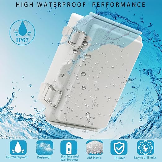 Waterproof Electrical Box Junction Box Weatherproof IP67 ABS Plastic Enclosure - Image 2